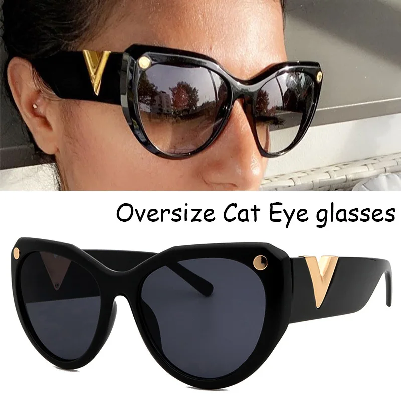 Vintage Cateye Sunglasses Women Sexy Retro Large Cat Eye Sun Glasses Brand Designer Colorful Eyewear For Female
Vintage Cateye Sunglasses Women Sexy Retro Large Cat Eye Sun Glasses Brand Designer Colorful Eyewear For Female
