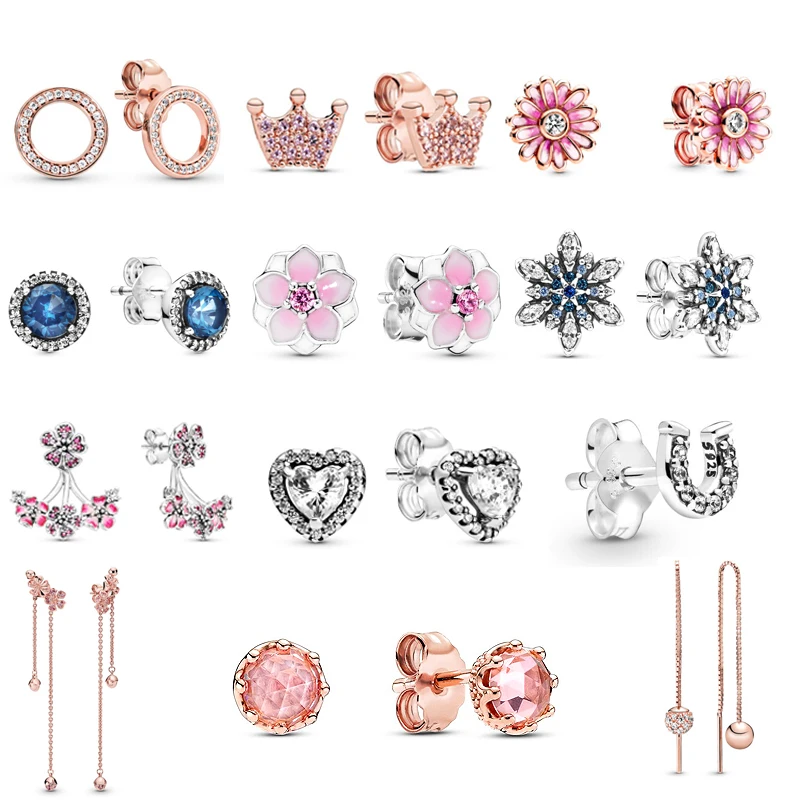 Women Jewelry Making Accessories Fit Original Pandoraer DIY Designer Charms Pendientes Plata 925 Stud Sterling Silver Earring
Women Jewelry Making Accessories Fit Original Pandoraer DIY Designer Charms Pendientes Plata 925 Stud Sterling Silver Earring