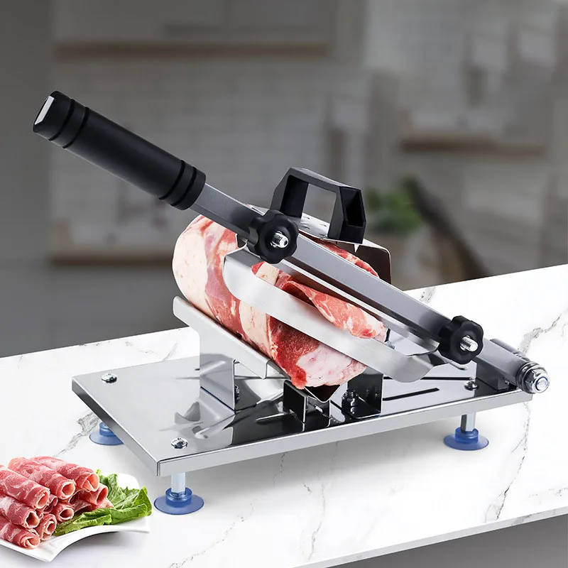 Household Manual Lamb Slicer Frozen Meat Cutting Machine Beef Herb Mutton Rolls Cutter
Household Manual Lamb Slicer Frozen Meat Cutting Machine Beef Herb Mutton Rolls Cutter