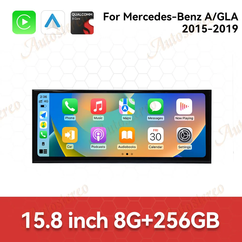 15,8-дюймовый Qualcomm Android 14 Carplay для Mercedes Benz A GLA B G CLA Автомобильный мультимедийный плеер GPS-навигация Автомобильный радиоприемник
15,8-дюймовый Qualcomm Android 14 Carplay для Mercedes Benz A GLA B G CLA Автомобильный мультимедийный плеер GPS-навигация Автомобильный радиоприемник
