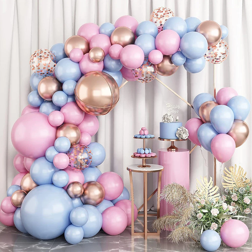 Blue Gold Pink Metallic Balloon Garland Arch Kit Welcome Baby Shower Girl Baptism Rose Gold Confetti Birthday Party Decoration
Blue Gold Pink Metallic Balloon Garland Arch Kit Welcome Baby Shower Girl Baptism Rose Gold Confetti Birthday Party Decoration