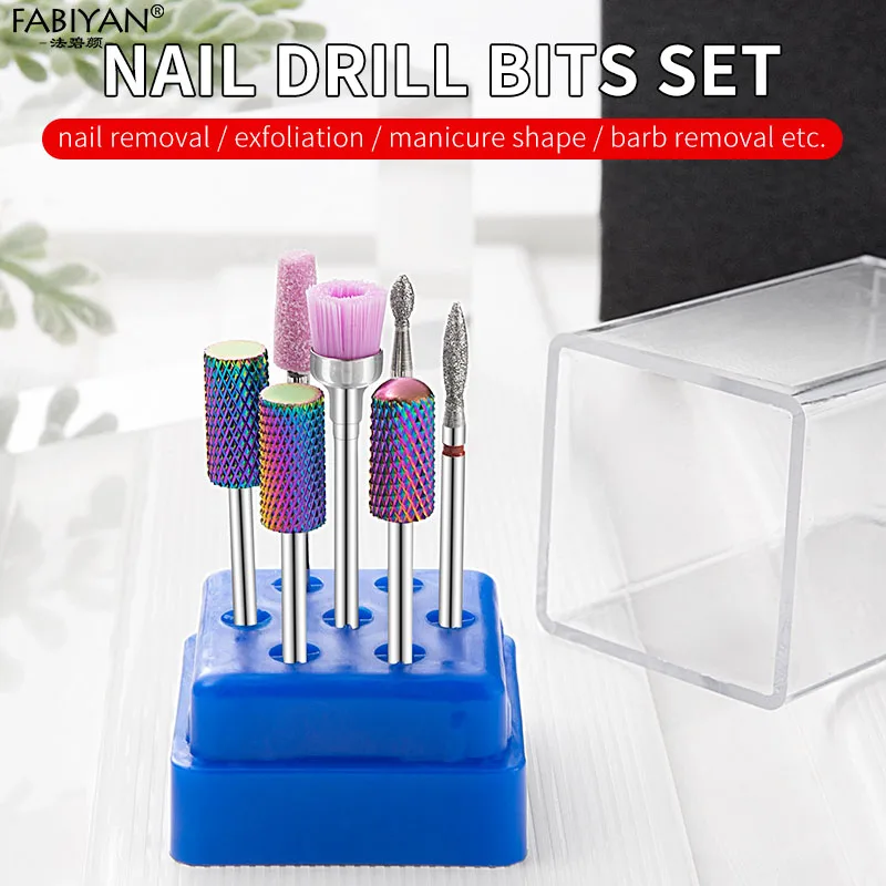 7Pcs Nail Drill Bits for Electric Drill Set Tungsten Carbide Manicure Cutter Removing Nail Gel Varnish Tool
7Pcs Nail Drill Bits for Electric Drill Set Tungsten Carbide Manicure Cutter Removing Nail Gel Varnish Tool