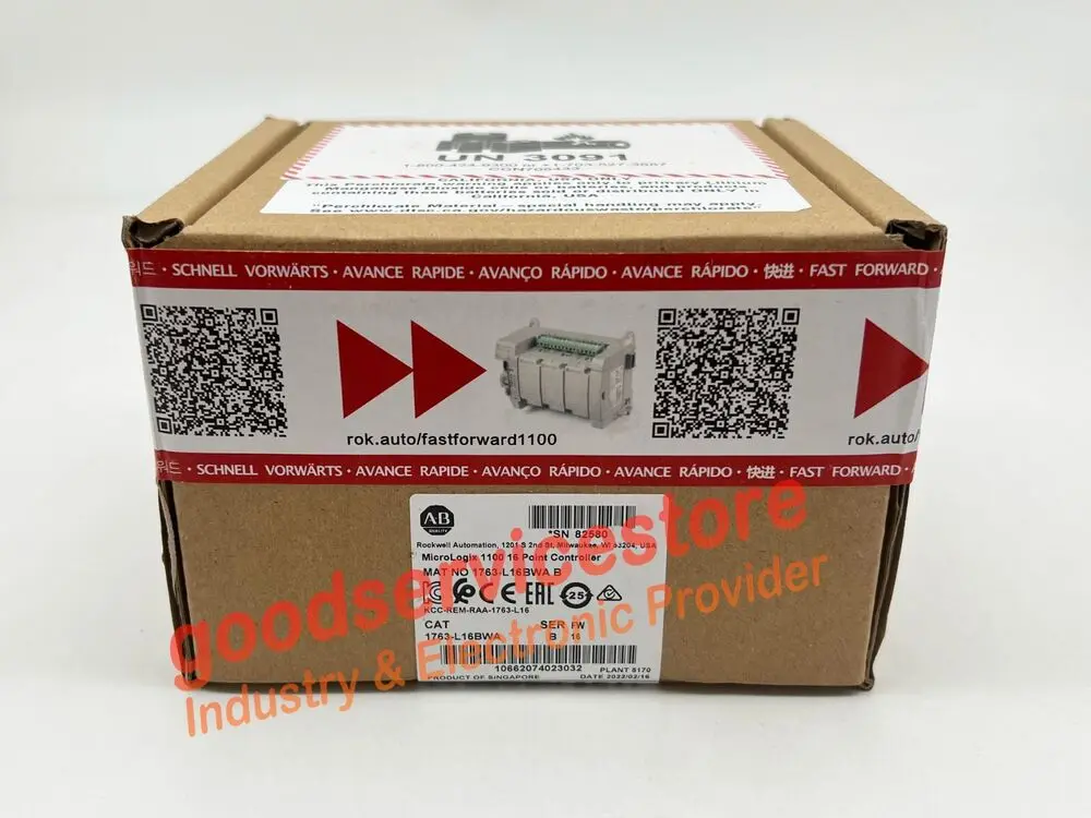 В наличии новейший в коробке оригинальный AB micrology x 1100 1763-L16BWA / B
В наличии новейший в коробке оригинальный AB micrology x 1100 1763-L16BWA / B