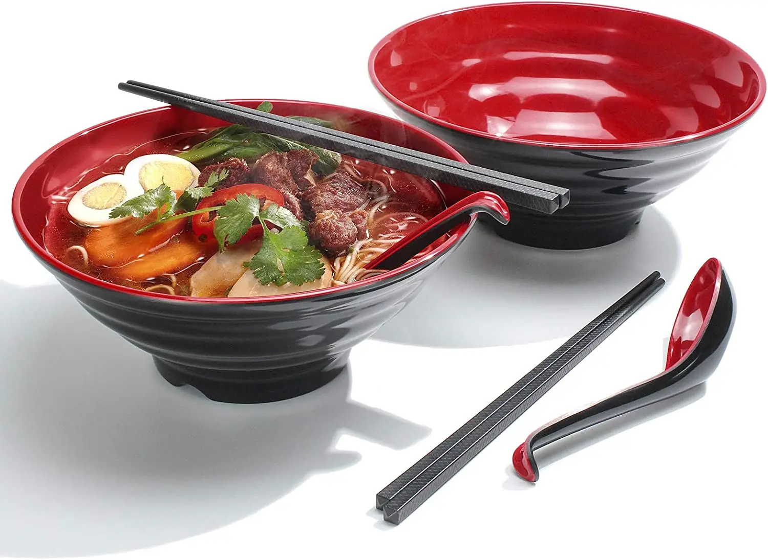 Bol Ramen, Capacité 1032 ml Bol à Soupe Japonais avec Cuillère et Baguettes, pour Pâtes Udon Pho Nouilles Asiatiques, Lave-v
Bol Ramen, Capacité 1032 ml Bol à Soupe Japonais avec Cuillère et Baguettes, pour Pâtes Udon Pho Nouilles Asiatiques, Lave-v