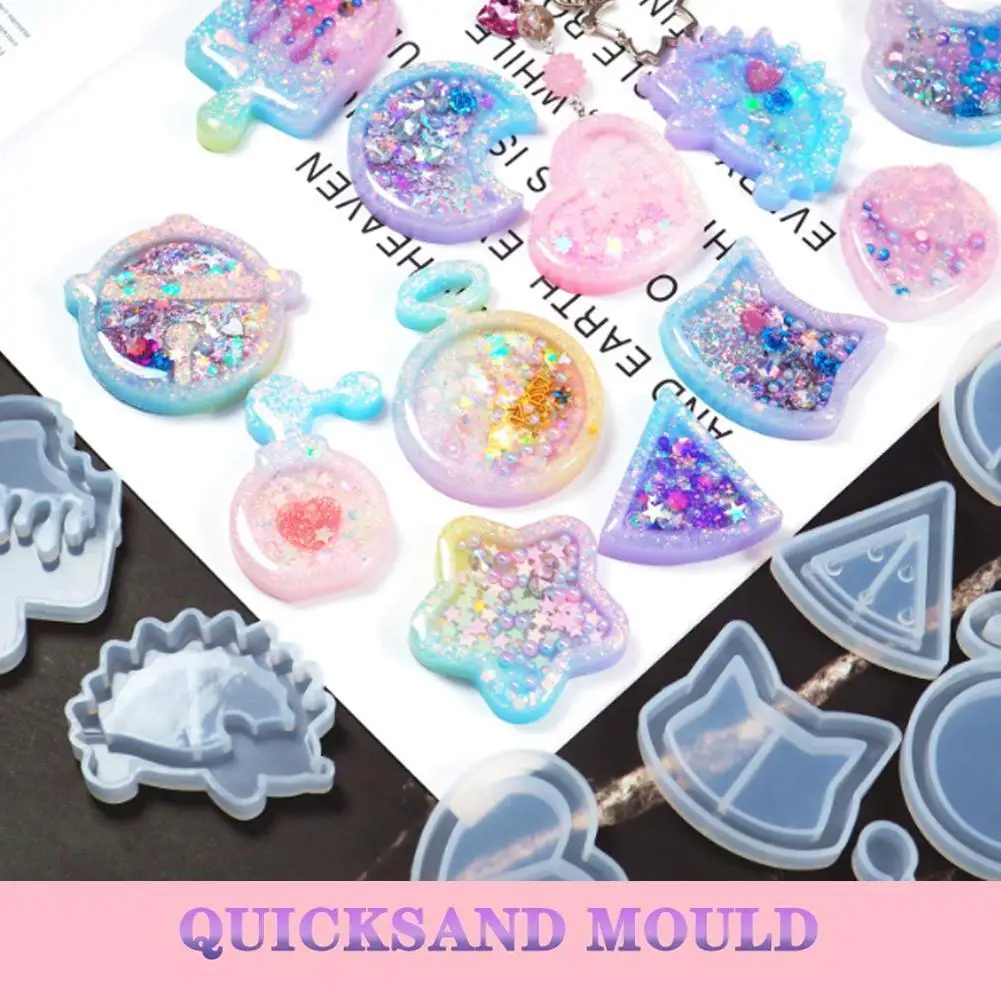 1 Pcs Diy Keychain Mold Pretty Crystal Drop Glue Quicksand Love Star Moon Handmade Uv Jewelry Mold Multiple Styles Small Durable
1 Pcs Diy Keychain Mold Pretty Crystal Drop Glue Quicksand Love Star Moon Handmade Uv Jewelry Mold Multiple Styles Small Durable