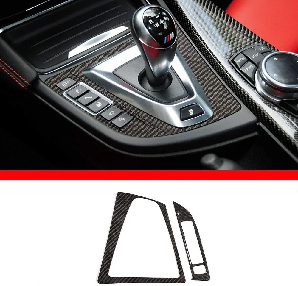 Carbon Fiber Center Console Gear Shift Panel Trim Accesssories For BMW M3 M4 F80 F82 F83 2014-2018 Left Hand Drive
Carbon Fiber Center Console Gear Shift Panel Trim Accesssories For BMW M3 M4 F80 F82 F83 2014-2018 Left Hand Drive
