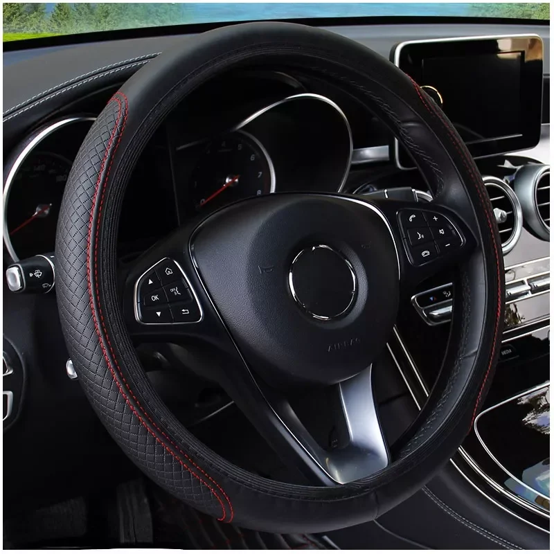 Car Steering Wheel Cover Braid On The Steering Wheel Cover Cubre Volante Auto Car Wheel Cover Car Interior Accessories
Car Steering Wheel Cover Braid On The Steering Wheel Cover Cubre Volante Auto Car Wheel Cover Car Interior Accessories