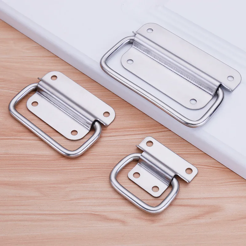 201/304 Stainless Steel Folding Handle Industrial Equipment Case Aviation Case Handle Toolbox Movable Wooden Case Handle
201/304 Stainless Steel Folding Handle Industrial Equipment Case Aviation Case Handle Toolbox Movable Wooden Case Handle