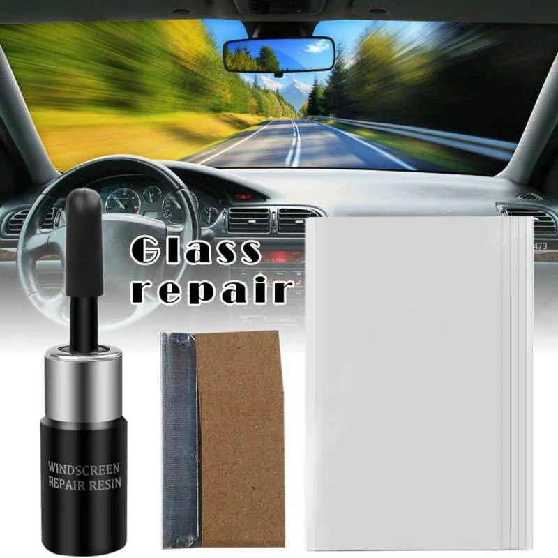 1x 3ml Car Windshield Windscreen Glass Repair Resin + 5*Cure Strips + 1*Sleeve Razor Blade Auto Vehicle Casement Fix Tool
1x 3ml Car Windshield Windscreen Glass Repair Resin + 5*Cure Strips + 1*Sleeve Razor Blade Auto Vehicle Casement Fix Tool