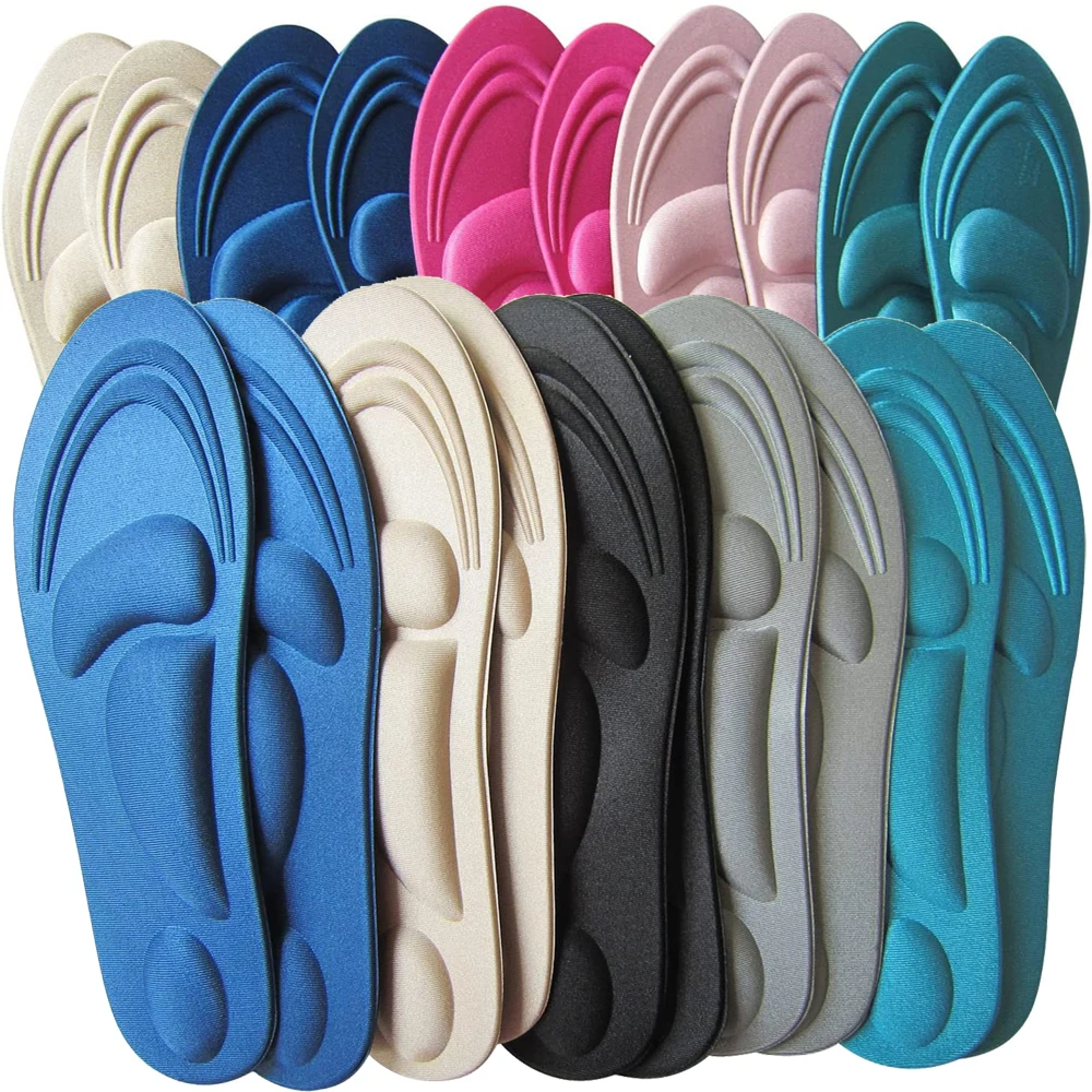 1Pair 4D Massage Insoles Memory Foam Cushion Orthopedic Pain Relief Sponge Pad Sports Shoe Pads Men Women Flat Feet Arch Insole
1Pair 4D Massage Insoles Memory Foam Cushion Orthopedic Pain Relief Sponge Pad Sports Shoe Pads Men Women Flat Feet Arch Insole