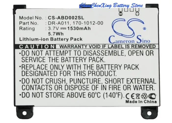

Cameron Sino 1530mAh Battery 170-1012-00, DR-A011 for Amazo n Kindle 2, Kindle DX, Kindle II