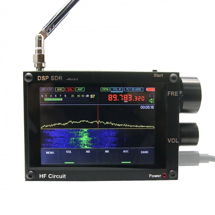 Thicker 3.5" 400Mhz-2Ghz Malachite DSP SDR Receiver Malachite-DSP1 SDR Shortwave Radio Receiver Nice Sound
Thicker 3.5" 400Mhz-2Ghz Malachite DSP SDR Receiver Malachite-DSP1 SDR Shortwave Radio Receiver Nice Sound