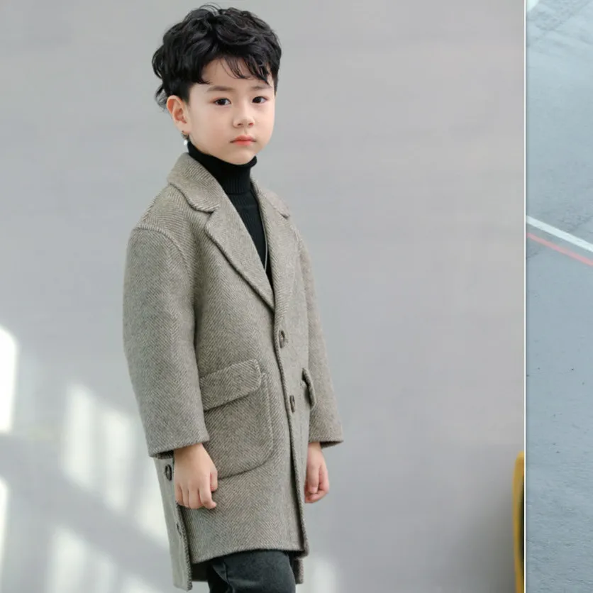 Шерстяное пальто для мальчиков, зимняя одежда для мальчиков, комбинезон с карманами, двустороннее кашемировое пальто, шерстяное пальто для ...
Шерстяное пальто для мальчиков, зимняя одежда для мальчиков, комбинезон с карманами, двустороннее кашемировое пальто, шерстяное пальто для ...
