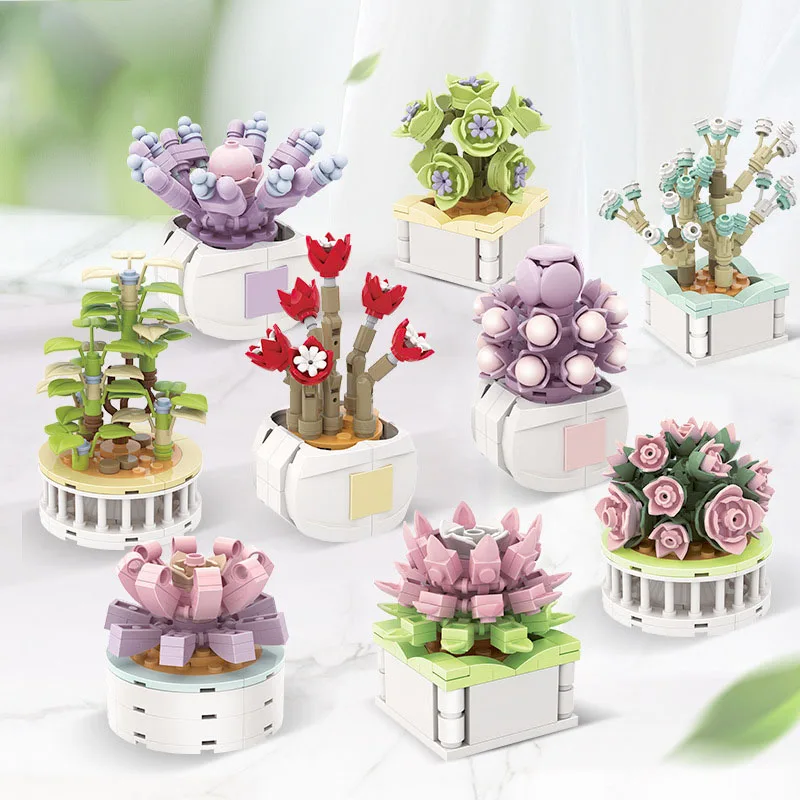 Assembled Building Blocks Fleshy Potted Mini Building Blocks Indoor Building Blocks Ornaments Potted Plants Bricks Mould King
Assembled Building Blocks Fleshy Potted Mini Building Blocks Indoor Building Blocks Ornaments Potted Plants Bricks Mould King