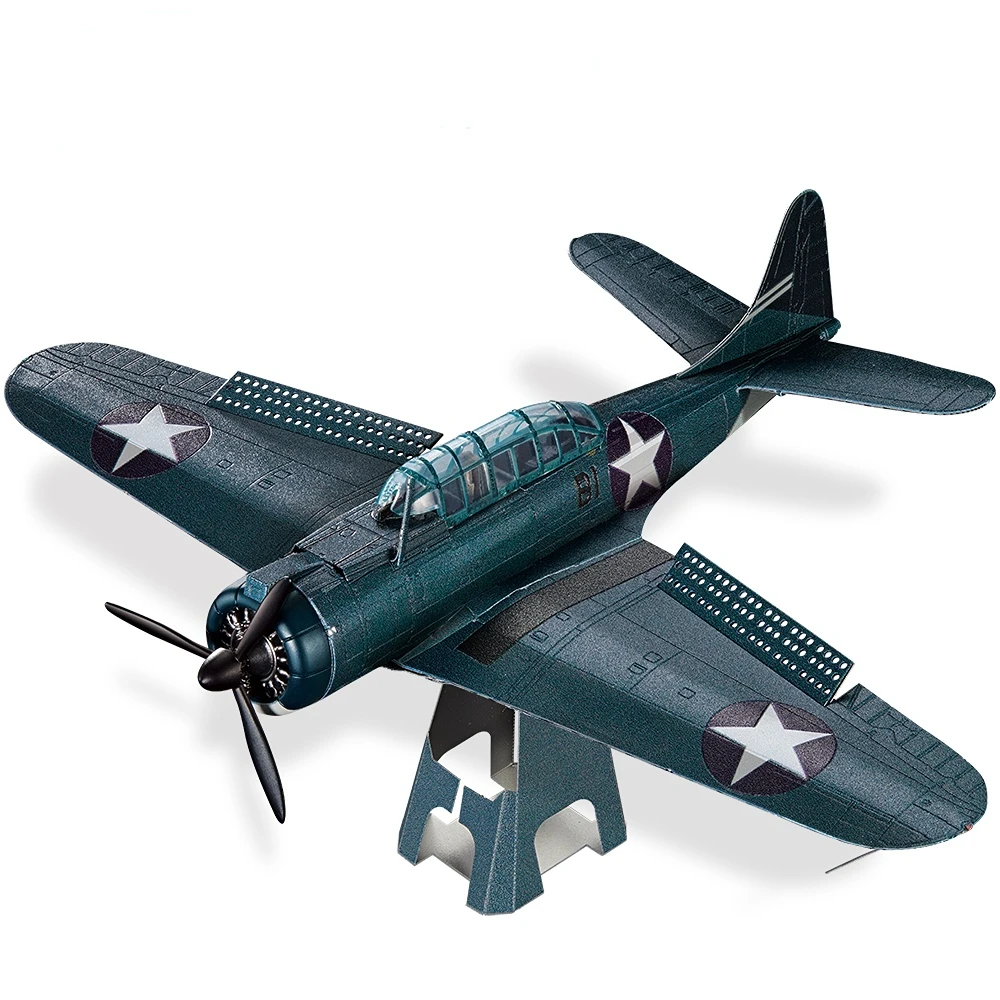 3D Metal Puzzle Douglas SBD Dauntless Model Kits Jigsaw DIY Teens Toys Assembly Sets Best Gifts
3D Metal Puzzle Douglas SBD Dauntless Model Kits Jigsaw DIY Teens Toys Assembly Sets Best Gifts