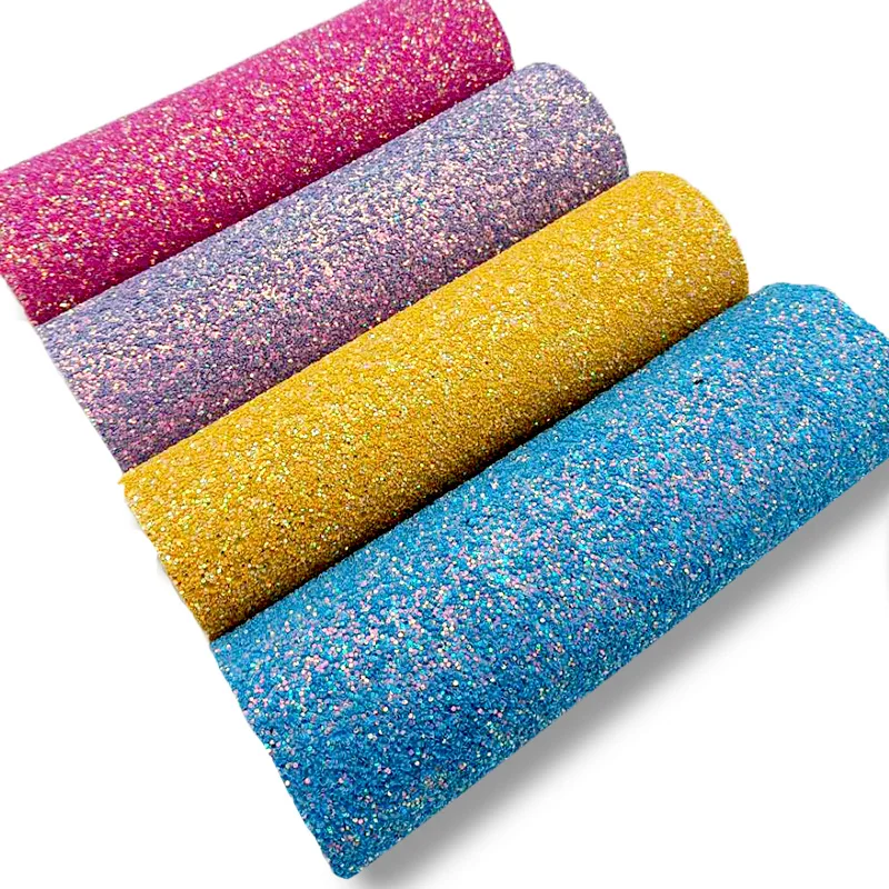 Multicolored Sparkling Chunky Glitter Faux Leather Fabric Velvet Backing For Shoes/Bags/Hair Bow/DIY Accessories
Multicolored Sparkling Chunky Glitter Faux Leather Fabric Velvet Backing For Shoes/Bags/Hair Bow/DIY Accessories