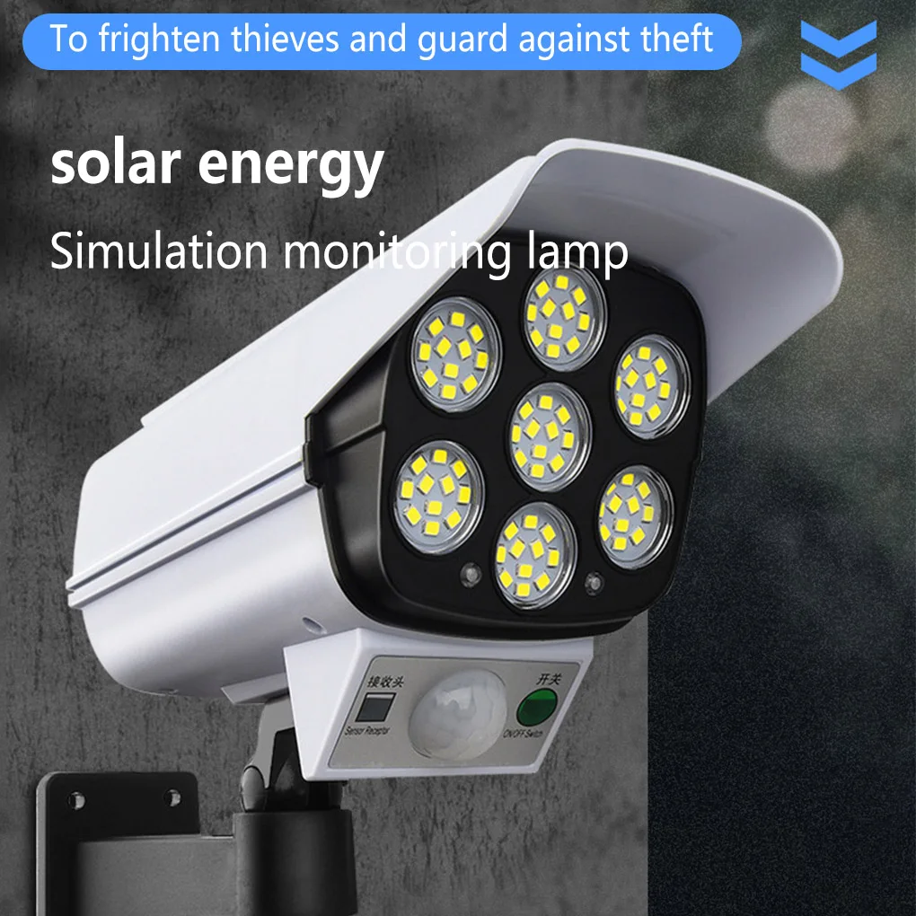 Solar Lights Human Induction Camera Spotlight Wall Lamp Rotation Adjustable Lighting Equipment Yard Single Battery
Solar Lights Human Induction Camera Spotlight Wall Lamp Rotation Adjustable Lighting Equipment Yard Single Battery