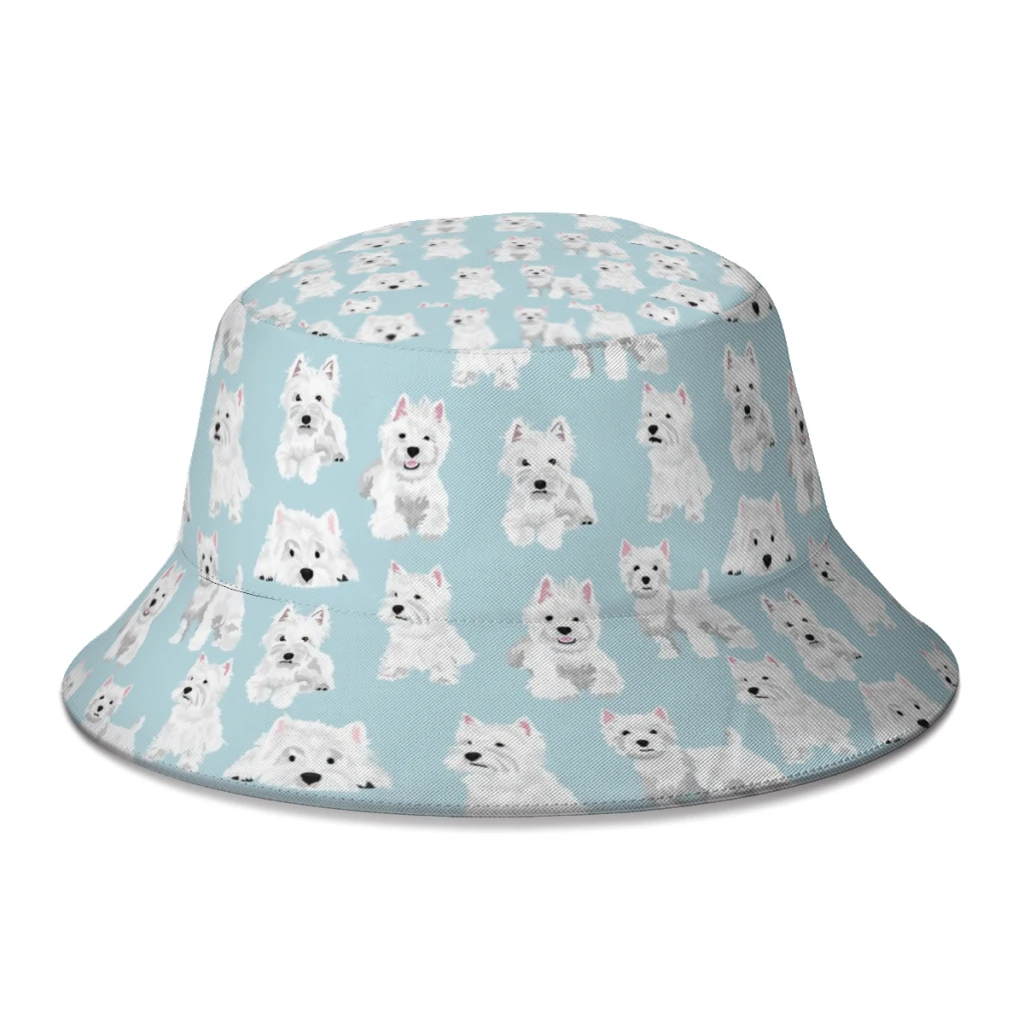 2022 New Summer Westie Bucket Hats for Women Men Dog Beach Foldable Bob Fishing Hats Girls Boys Fedoras Cap
2022 New Summer Westie Bucket Hats for Women Men Dog Beach Foldable Bob Fishing Hats Girls Boys Fedoras Cap