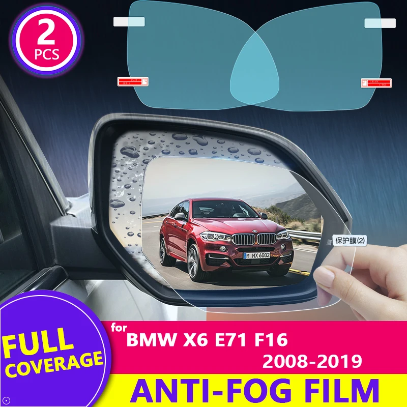 Rain Film Full Cover Rearview Mirror Clear Anti-Fog Rainproof for BMW X6 2008-2019 (F71 F16) 2016 2017 2018 Stickers Car Goods
Rain Film Full Cover Rearview Mirror Clear Anti-Fog Rainproof for BMW X6 2008-2019 (F71 F16) 2016 2017 2018 Stickers Car Goods