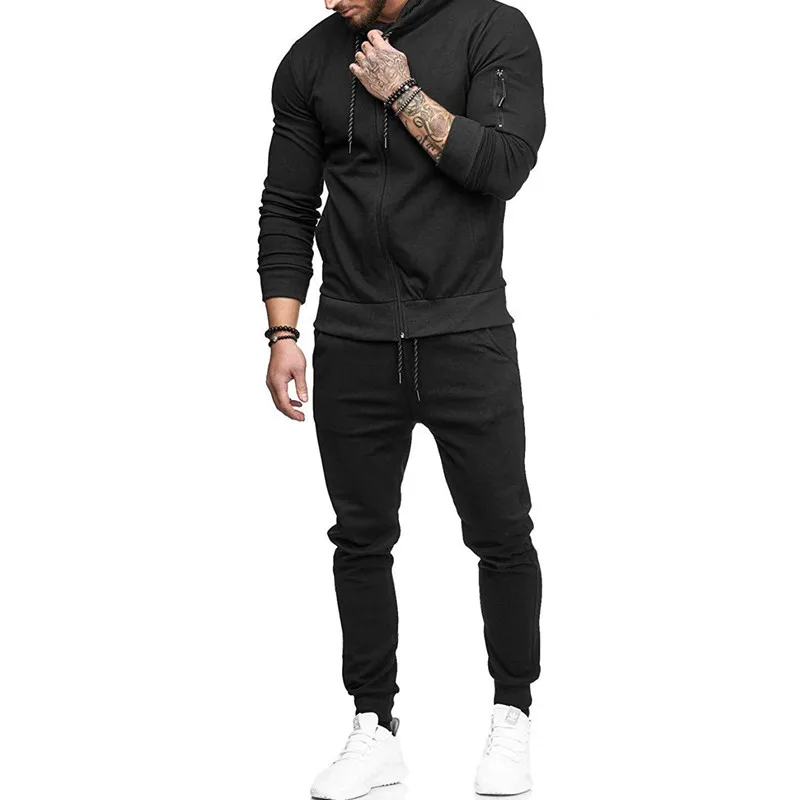 Men's Hoodie Gym Tracksuit With Zipper Pockets Full Zip Hoodie Sweatsuit 2 Pieces Athletic Sports Men's Clothing Sportswear
Men's Hoodie Gym Tracksuit With Zipper Pockets Full Zip Hoodie Sweatsuit 2 Pieces Athletic Sports Men's Clothing Sportswear