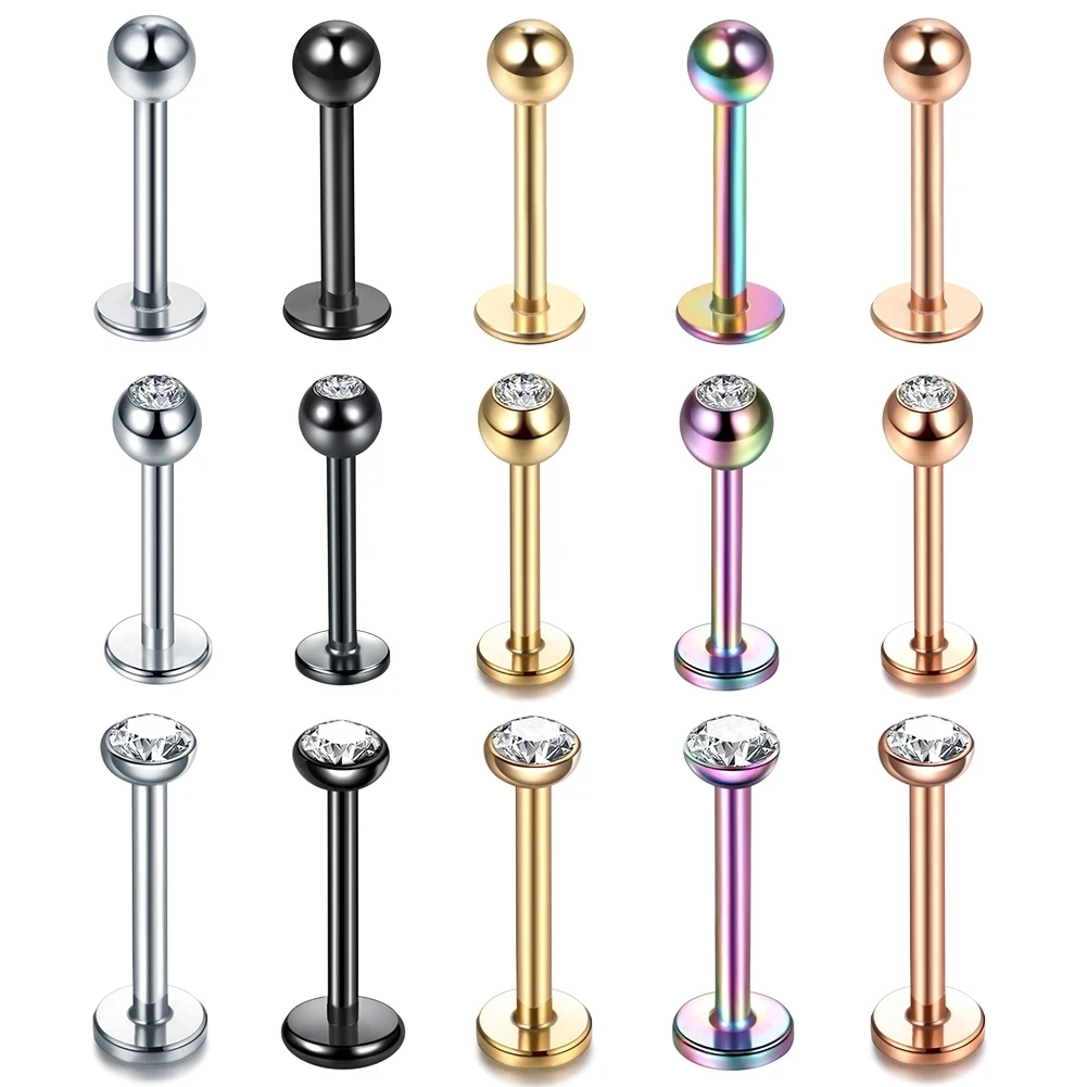 WKOUD 1PC 316L Stainless Steel Labret Stud Lip Rings Helix Tragus Piercings Oreja Cartilage Earrings 16G 8MM Lobe Body Jewelry
WKOUD 1PC 316L Stainless Steel Labret Stud Lip Rings Helix Tragus Piercings Oreja Cartilage Earrings 16G 8MM Lobe Body Jewelry