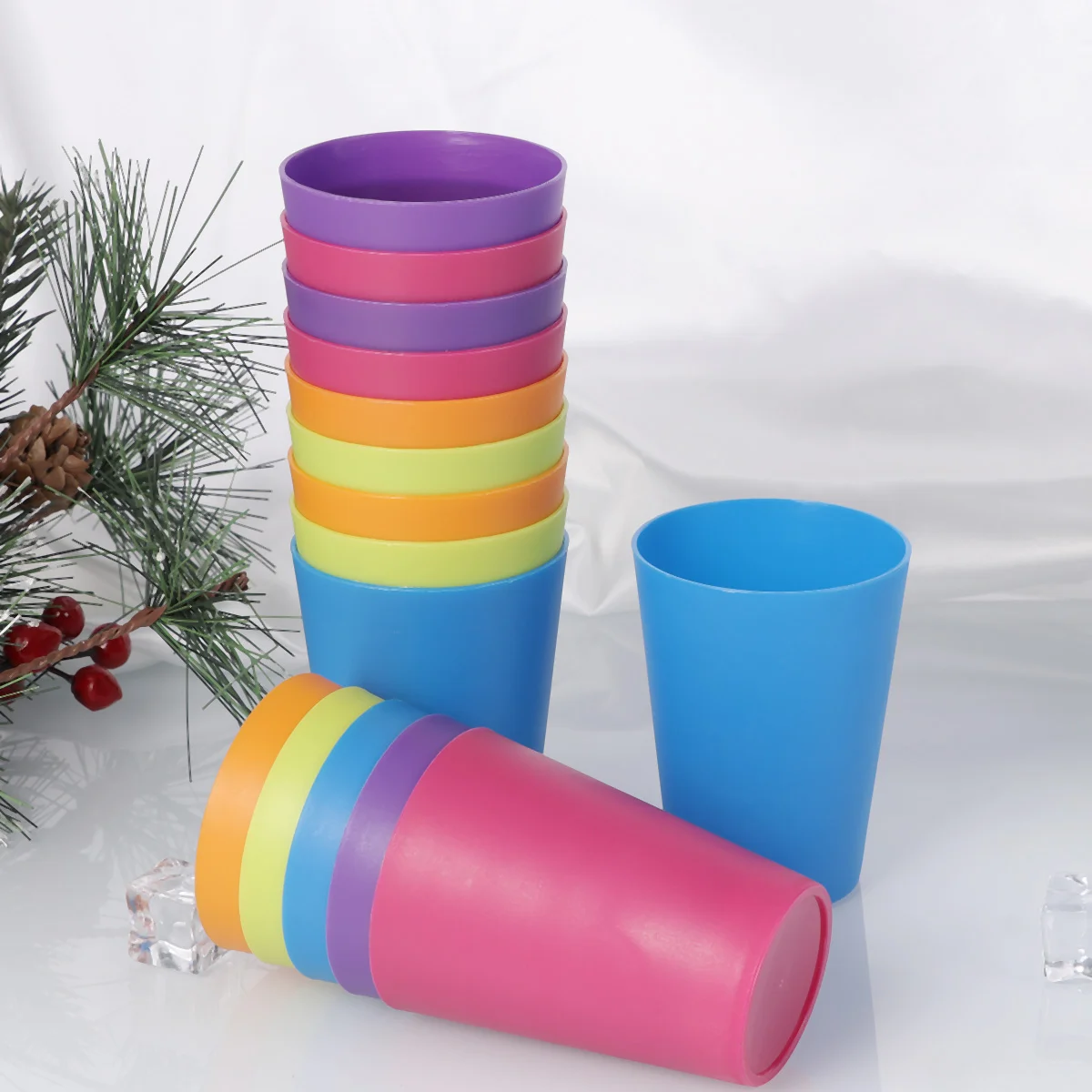 15pcs Colorful Plastic Cups Home Beverage Drinking Cup Reusable Holiday Party Tableware and Party Supplies 101-200ml (Mixed
15pcs Colorful Plastic Cups Home Beverage Drinking Cup Reusable Holiday Party Tableware and Party Supplies 101-200ml (Mixed