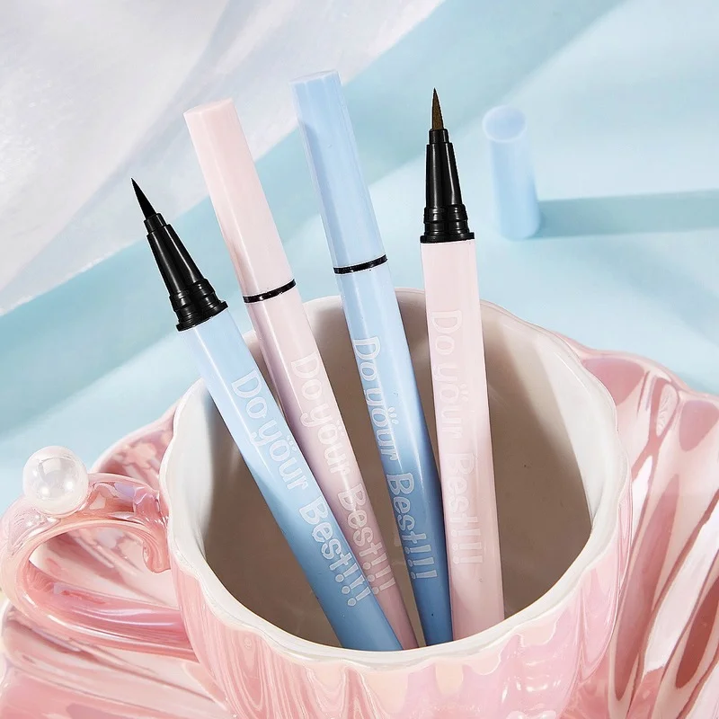 New Products Eyeliner Pencil Waterproof Sweaty Makeup Slim Smooth Not Smudged Pink Soft Tip Liquid Eyeliner Pen
New Products Eyeliner Pencil Waterproof Sweaty Makeup Slim Smooth Not Smudged Pink Soft Tip Liquid Eyeliner Pen