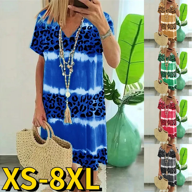 Autumn Winter Women Elegant Short-sleeved Skirt Everyday Street Fashion Printing Loose Size Knee-length Skirt V-neck Trend Dress
Autumn Winter Women Elegant Short-sleeved Skirt Everyday Street Fashion Printing Loose Size Knee-length Skirt V-neck Trend Dress