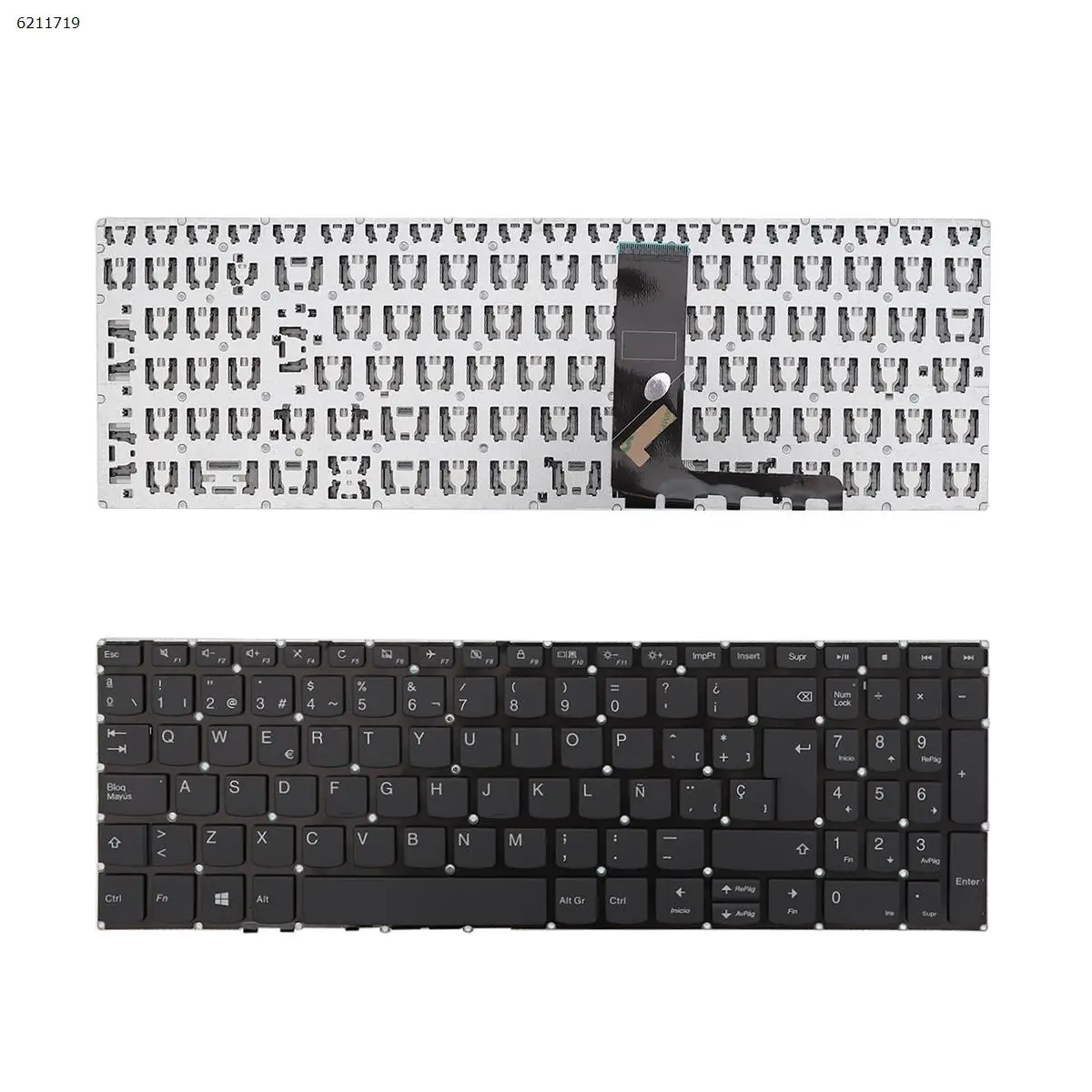 SP Клавиатура для ноутбука Lenovo IdeaPad 330-15IKB 320-17ikb 320-17isk 330-17IKB серая без рамки без фольги
SP Клавиатура для ноутбука Lenovo IdeaPad 330-15IKB 320-17ikb 320-17isk 330-17IKB серая без рамки без фольги