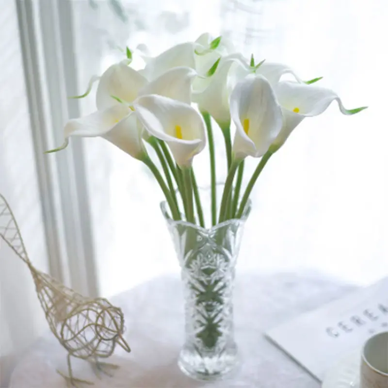 5Pcs Calla Artificial Flowers Calla Lily Fake Flower Bouquet For Wedding Bouquet Bridal Home Flower Decoration
5Pcs Calla Artificial Flowers Calla Lily Fake Flower Bouquet For Wedding Bouquet Bridal Home Flower Decoration