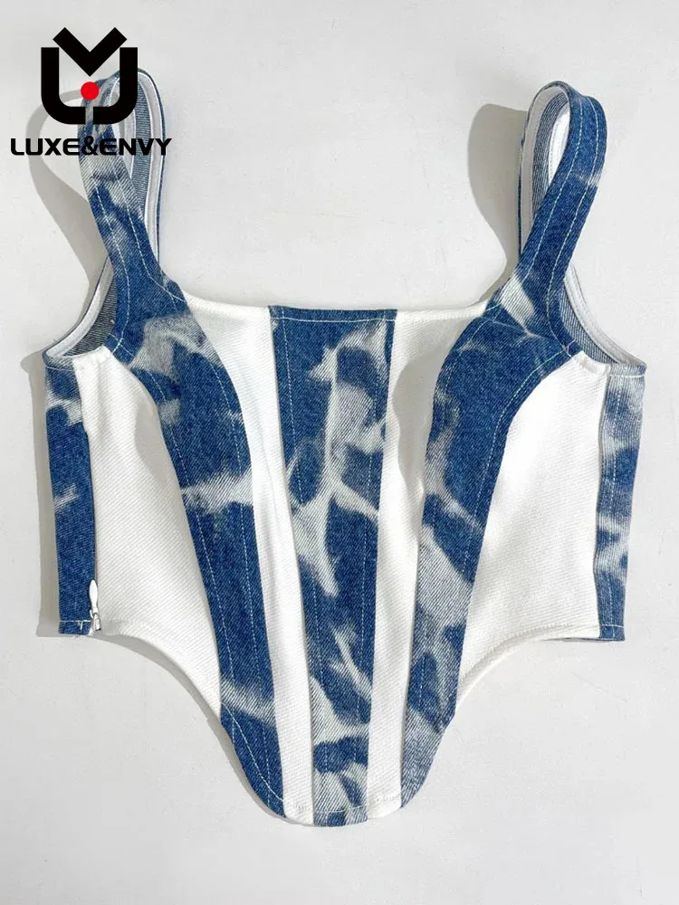 LUXE&ENVY Fashionable Niche Design Tie Dyed Feather Print Low Waisted Patchwork Wide Leg Jeans 2023 Autumn
LUXE&ENVY Fashionable Niche Design Tie Dyed Feather Print Low Waisted Patchwork Wide Leg Jeans 2023 Autumn