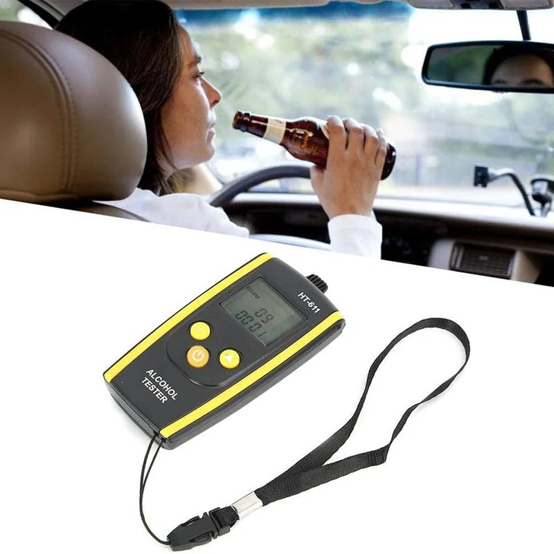 HT-611 Prefessional Portable Police Digital Alcohol Tester Breath Alcohol Tester Breathalyzer Breathalyser Alcohol Breath Tester
HT-611 Prefessional Portable Police Digital Alcohol Tester Breath Alcohol Tester Breathalyzer Breathalyser Alcohol Breath Tester