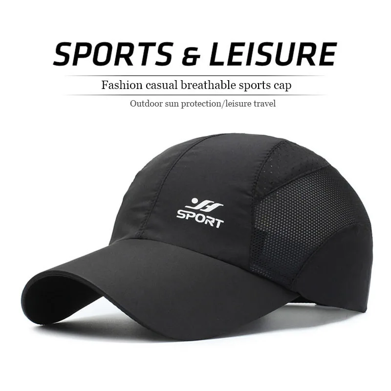 Spring Summer Women Sport Baseball Mesh Cap For Men Outdoor Sunshade Sun Protection Quick Dry Breathable Moisture Wicking SunHat
Spring Summer Women Sport Baseball Mesh Cap For Men Outdoor Sunshade Sun Protection Quick Dry Breathable Moisture Wicking SunHat