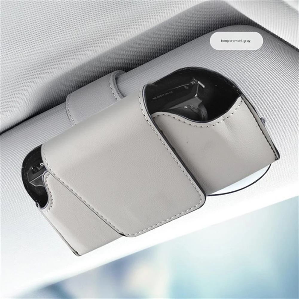 Кожаный автомобильный чехол для солнцезащитных очков, автомобильный держатель для очков, коробка, солнцезащитный козырек, автомобильный чехол для хранения солнцезащитных очков, автомобильный чехол для очков для женщин
Кожаный автомобильный чехол для солнцезащитных очков, автомобильный держатель для очков, коробка, солнцезащитный козырек, автомобильный чехол для хранения солнцезащитных очков, автомобильный чехол для очков для женщин