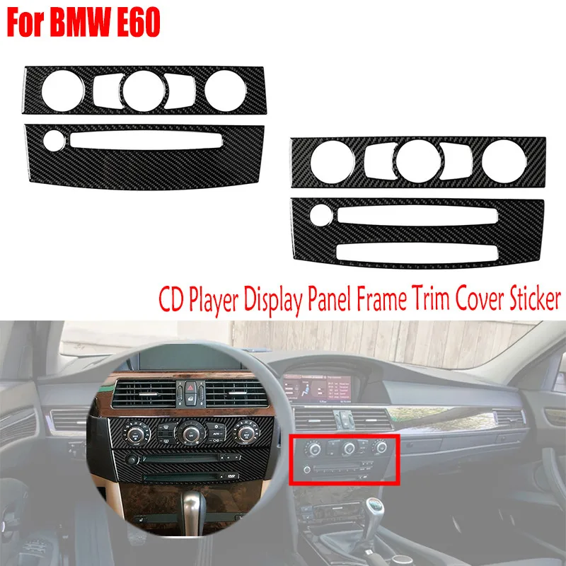 For BMW 5 Series E60 2004-2007 Carbon Fiber Car Interior Parts Air Conditioning CD Player Display Panel Frame Cover Sticker
For BMW 5 Series E60 2004-2007 Carbon Fiber Car Interior Parts Air Conditioning CD Player Display Panel Frame Cover Sticker
