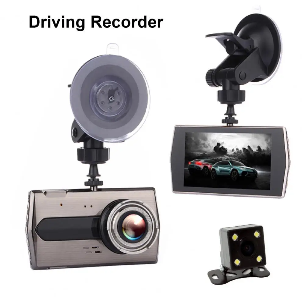 4 Inch Car DVR Dash Cam Dual Lens 4K UHD Recording Car Camera DVR Night Vision WDR Built-In GPS Wi-Fi G-Sensor Motion Detection
4 Inch Car DVR Dash Cam Dual Lens 4K UHD Recording Car Camera DVR Night Vision WDR Built-In GPS Wi-Fi G-Sensor Motion Detection