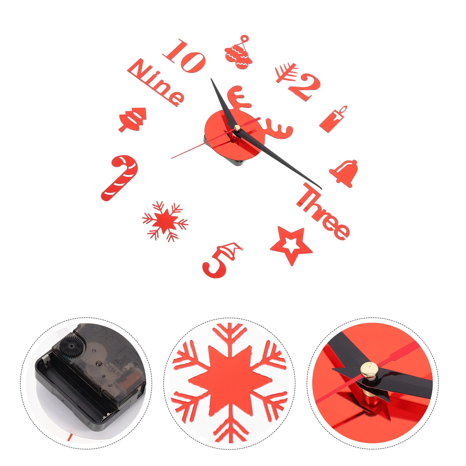 Clock Wall Christmas Diy Decor Hanging Acrylic Home Bedroom Silent Roman Numerals Big Ticking Non Roomgiant Holiday Living
Clock Wall Christmas Diy Decor Hanging Acrylic Home Bedroom Silent Roman Numerals Big Ticking Non Roomgiant Holiday Living