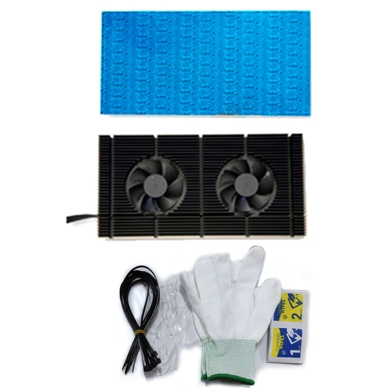 Aluminum GPU Backplate Panel Heatsink + Dual PWM Fan for RTX 3090 3080 3070 Drop Shipping
Aluminum GPU Backplate Panel Heatsink + Dual PWM Fan for RTX 3090 3080 3070 Drop Shipping