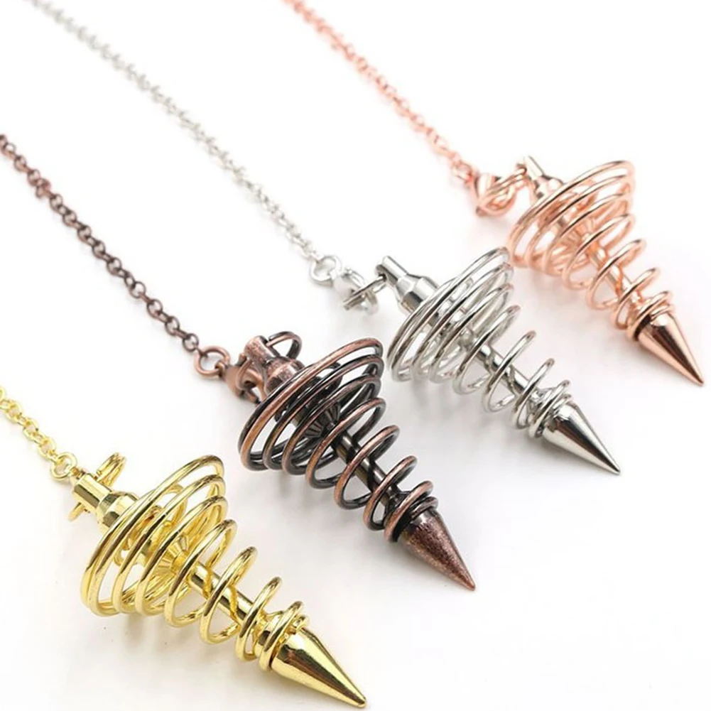 Exploration Metal Pendulum Spiral Cone Exploration Spirit Rod Divination Tools Home Decor For Magnetic Sensors Divination Tools
Exploration Metal Pendulum Spiral Cone Exploration Spirit Rod Divination Tools Home Decor For Magnetic Sensors Divination Tools
