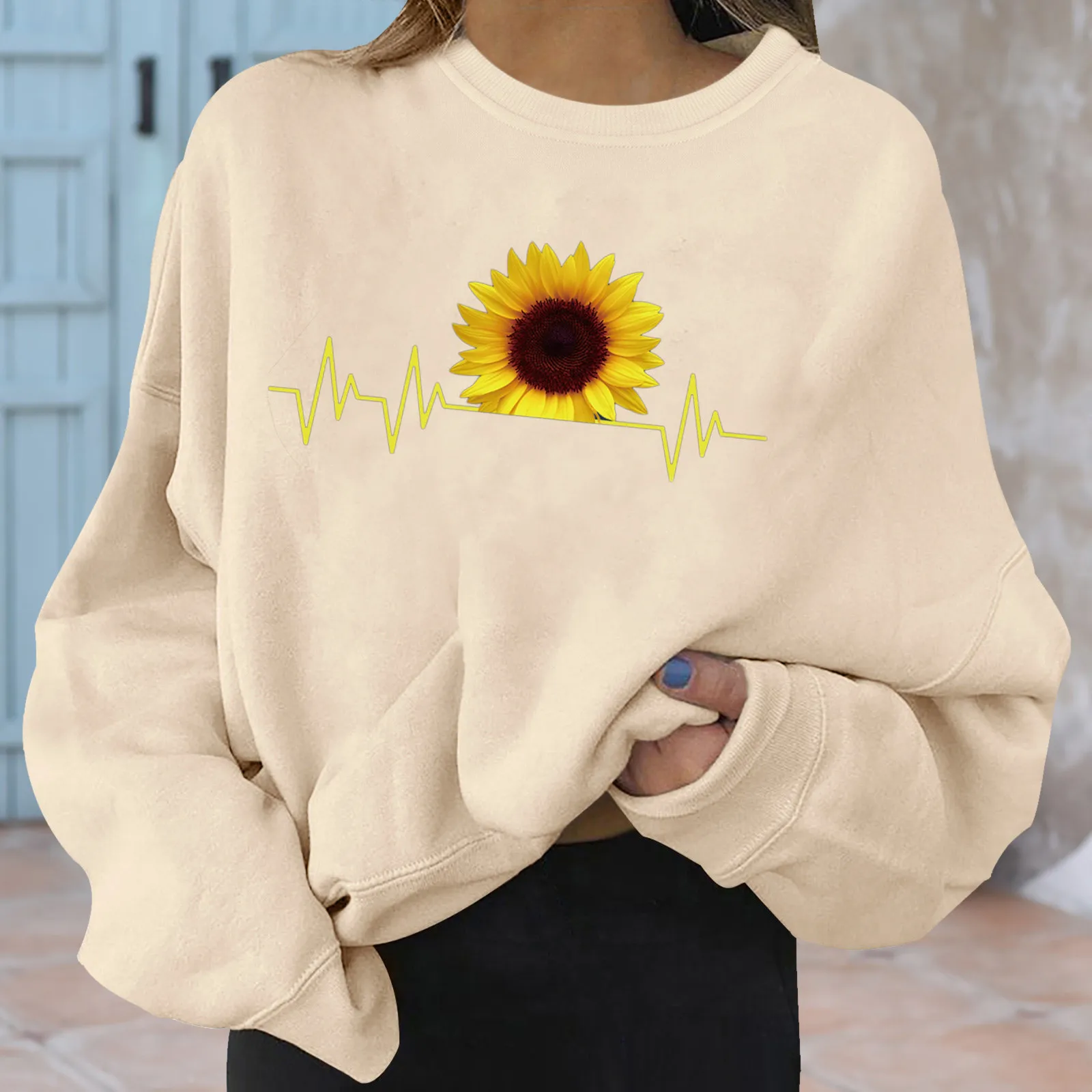 Women Sweatshirt Graphic T Shirt Sweatshirts No Hood Casual Long Sleeve Round Neck Sweatshirts Printed Loose Top Ladies Sweat
Women Sweatshirt Graphic T Shirt Sweatshirts No Hood Casual Long Sleeve Round Neck Sweatshirts Printed Loose Top Ladies Sweat