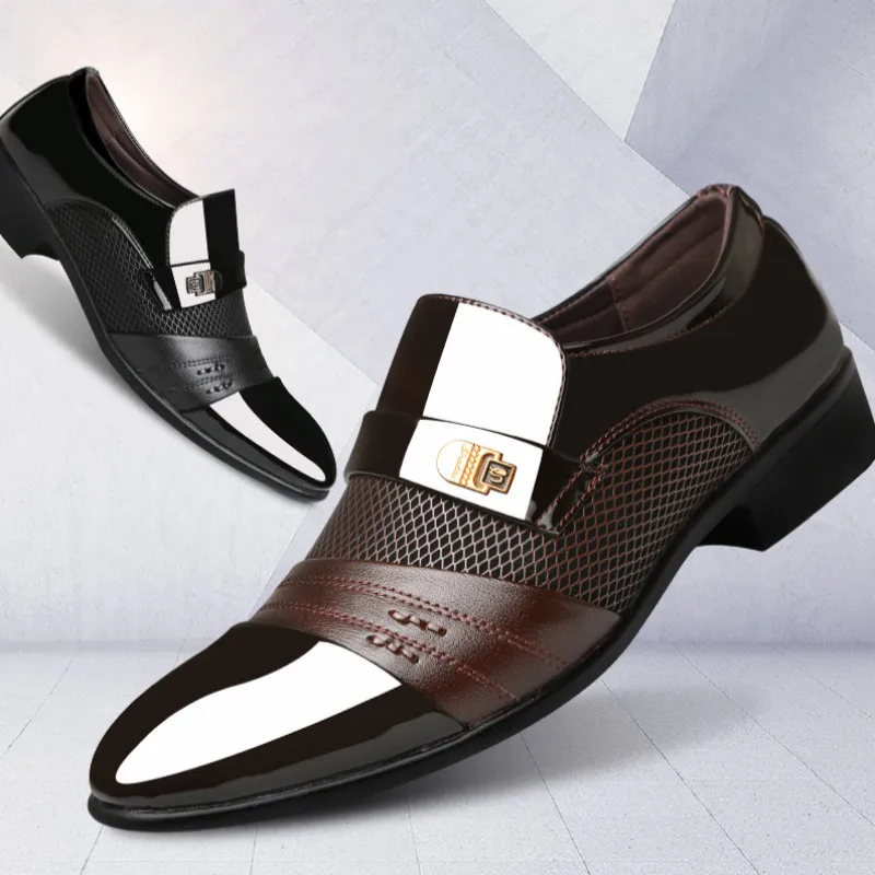 Mens Patent Leather Shoes Casual Loafers Shoes Business Dress Shoes Men All-Match Wedding Shoes Large Size 48 Zapatos De Hombre
Mens Patent Leather Shoes Casual Loafers Shoes Business Dress Shoes Men All-Match Wedding Shoes Large Size 48 Zapatos De Hombre