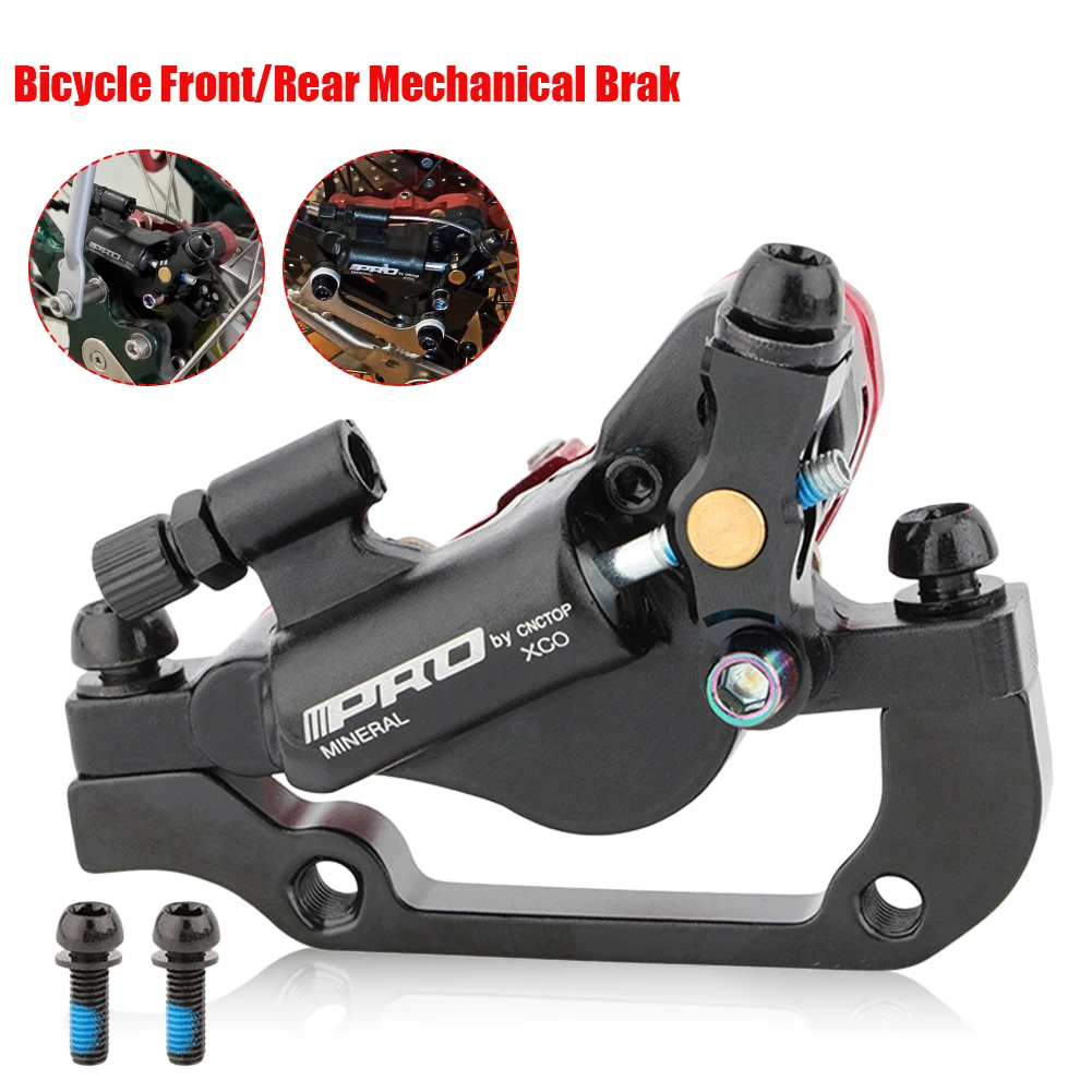 Bicycle Front/Rear Mechanical Cycling Brake High Strength Aluminum Alloy Bicycle Disc Brake Caliper Double Brakes Cycling Parts
Bicycle Front/Rear Mechanical Cycling Brake High Strength Aluminum Alloy Bicycle Disc Brake Caliper Double Brakes Cycling Parts