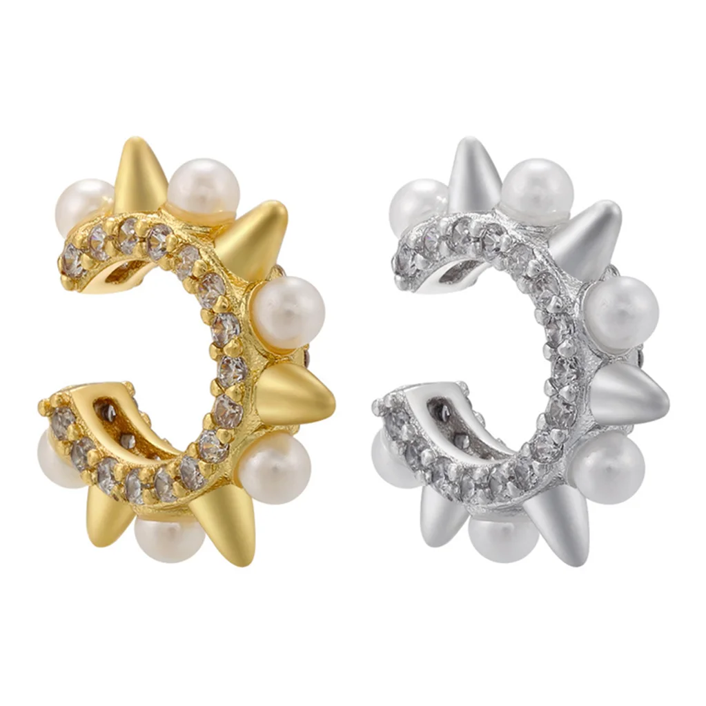 Gold Color Pearl Ear Cuff C Shape Ear Fake Piercing Clip on Earring for Women Jewellery Pearl Earrings Jewelry Wholesale 2 Pairs
Gold Color Pearl Ear Cuff C Shape Ear Fake Piercing Clip on Earring for Women Jewellery Pearl Earrings Jewelry Wholesale 2 Pairs