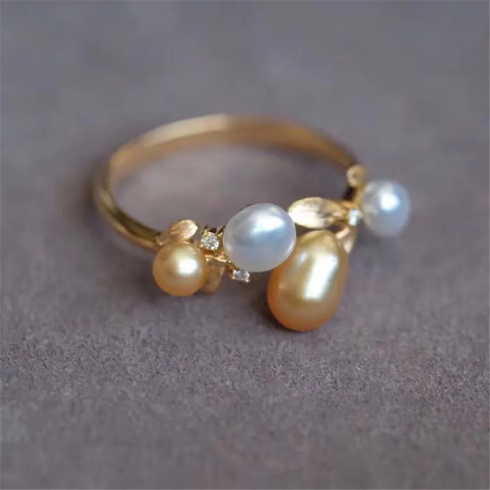 DIY Pearl Ring Accessories Empty Holder S925 Sterling Silver Jewelry Pearl Ring Todo Beads Fit 4-5mm Beads
DIY Pearl Ring Accessories Empty Holder S925 Sterling Silver Jewelry Pearl Ring Todo Beads Fit 4-5mm Beads