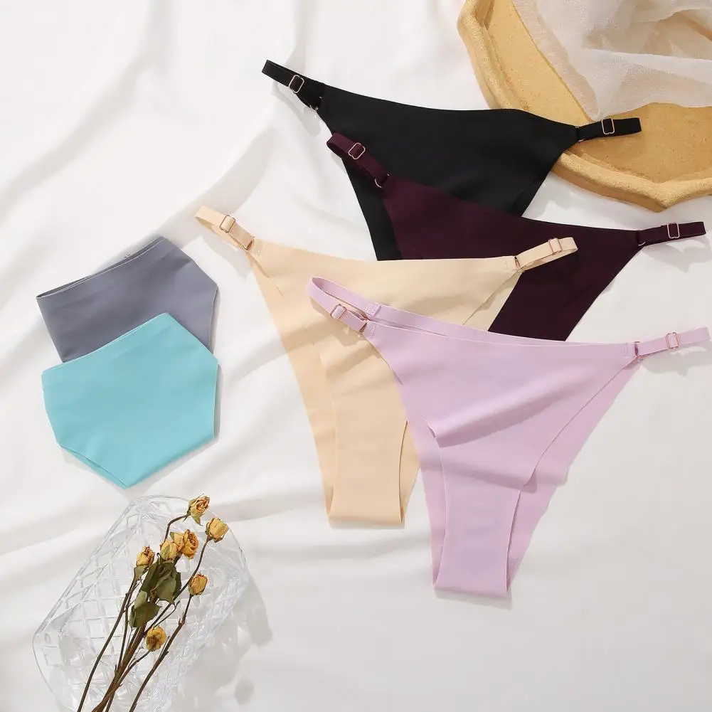 50%HOTWomen Panties Triangle Shape Solid Color Soft Low Waist Intimate Anti-septic Adjustable Straps Seamless Stretchy G-string
50%HOTWomen Panties Triangle Shape Solid Color Soft Low Waist Intimate Anti-septic Adjustable Straps Seamless Stretchy G-string