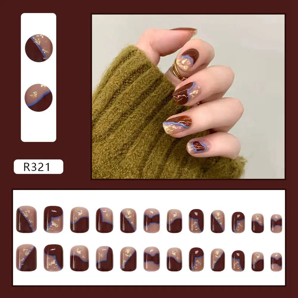 Press On Nails Artificial Full Cover Manicure Tool Wearable Nail Tips Fake Nails Short Round/Square Head False Nails 
Press On Nails Artificial Full Cover Manicure Tool Wearable Nail Tips Fake Nails Short Round/Square Head False Nails