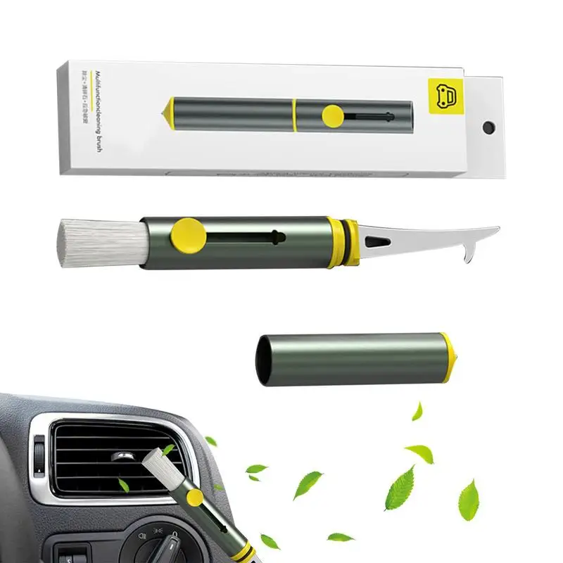 Car Vent Brush Retracted Car Vent Cleaning Brush With Safety Hammer Car Detailing Tools Alloy Shell Design For Vents Dashboards
Car Vent Brush Retracted Car Vent Cleaning Brush With Safety Hammer Car Detailing Tools Alloy Shell Design For Vents Dashboards