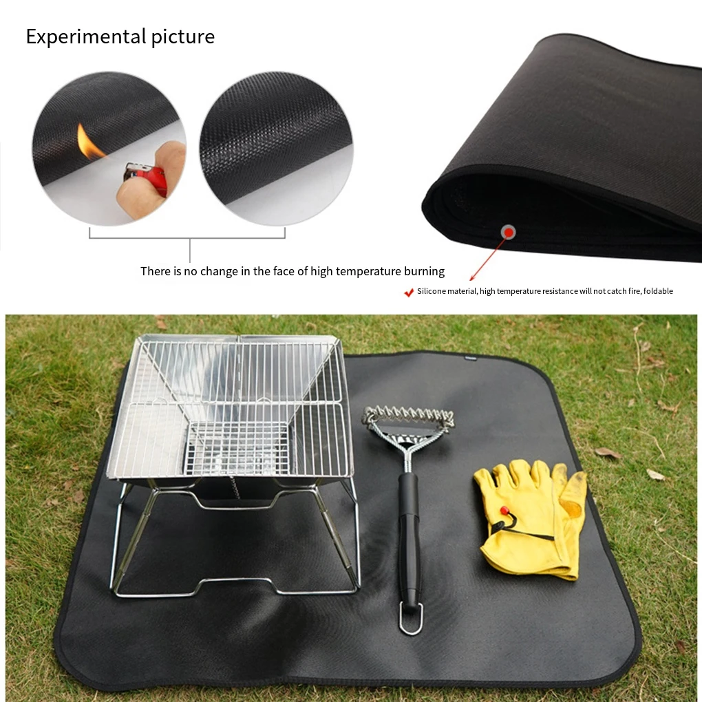 Fireproof Cloth Protective Gear Grill Mat Outdoor Picnic Equipment Barbecue Accessories Coated Professional Flame Retardant
Fireproof Cloth Protective Gear Grill Mat Outdoor Picnic Equipment Barbecue Accessories Coated Professional Flame Retardant