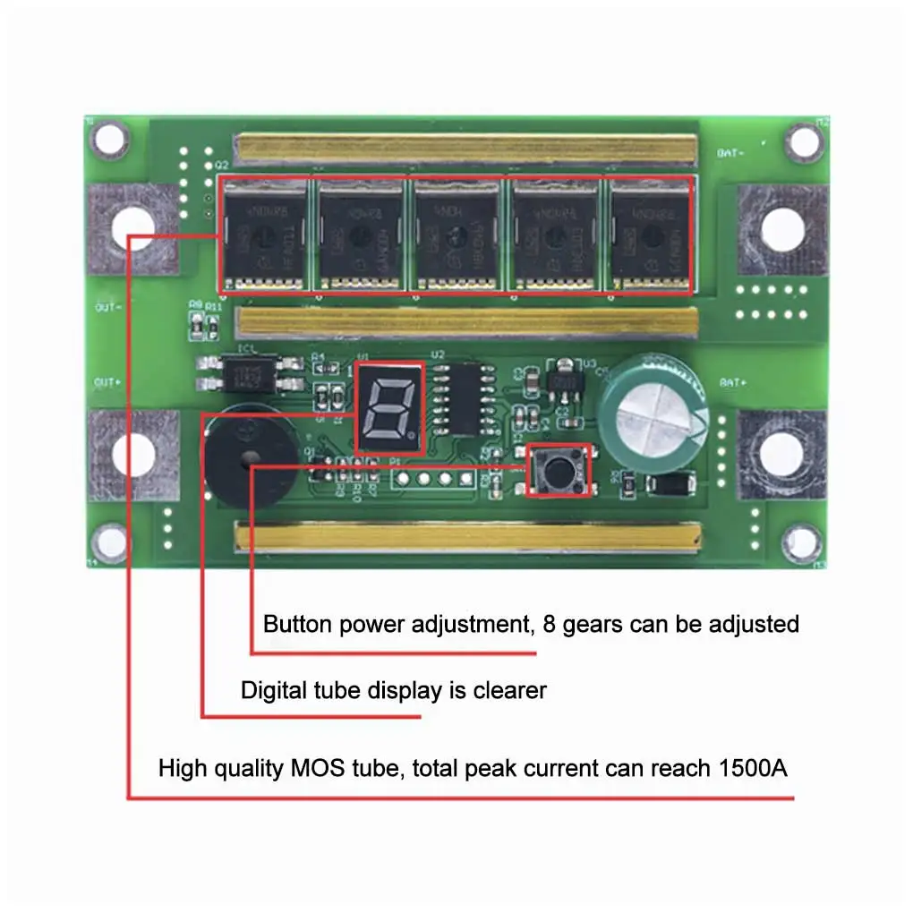 Digital Display Spots Welding Machine Positive/Negative Marks Circuit Board Wear-resistant Flexible 8 Gear Power Spot Welder
Digital Display Spots Welding Machine Positive/Negative Marks Circuit Board Wear-resistant Flexible 8 Gear Power Spot Welder