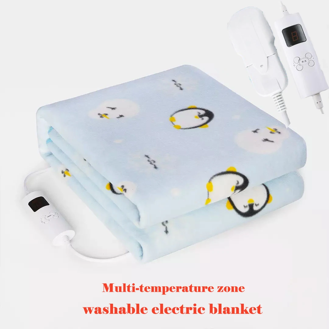 110VElectric Blanket Warm Blanket Thermostat Electric Heating Blanket Timing 9-speed Smaet Temperature Control washable 150*70cm
110VElectric Blanket Warm Blanket Thermostat Electric Heating Blanket Timing 9-speed Smaet Temperature Control washable 150*70cm